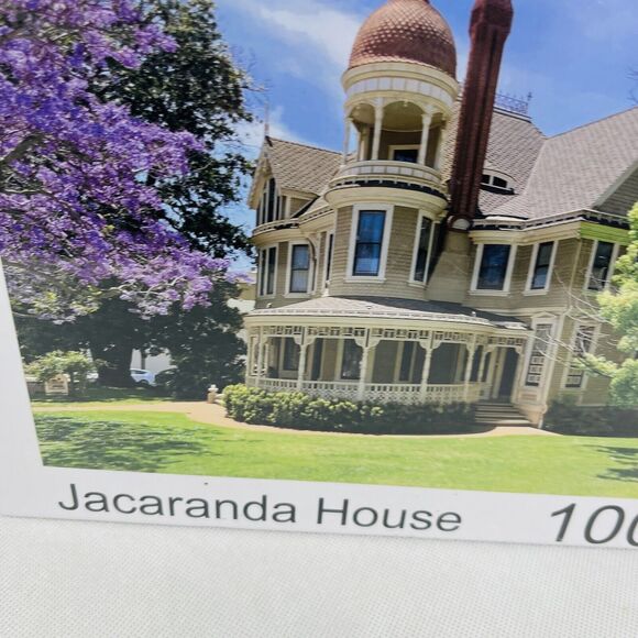 Ovation Home 1000 Pieces Jacaranda House Jigsaw Puzzle 27.56 x1 9.68" - Picture 2 of 6